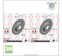 Kit 2x dischi freno Zimmermann COAT Z Posteriore per VOLVO XC60 V90 V60 S90 S60