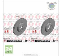 Kit 2x dischi freno Zimmermann FORMULA S COAT Z Anteriore per MERCEDES CLASS ##m