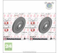 Kit 2x dischi freno Zimmermann FORMULA Z Anteriore per AUDI A8 A7 A6