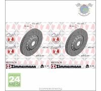 Kit 2x dischi freno Zimmermann FORMULA Z Anteriore per AUDI E-TRON Q8 Q7 Q5 A8