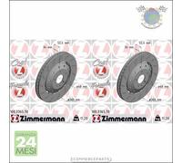 Kit 2x dischi freno Zimmermann FORMULA Z Anteriore per AUDI R8 A5 A4