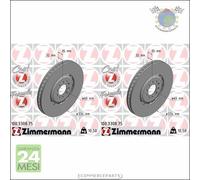 Kit 2x dischi freno Zimmermann FORMULA Z Anteriore per AUDI TT VW GOLF IV ##j