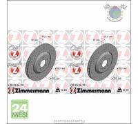 Kit 2x dischi freno Zimmermann FORMULA Z Anteriore per OPEL ASTRA J