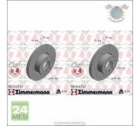 Kit 2x dischi freno Zimmermann SPORTIVO COAT Z Anteriore per BMW 4 F32 F82 420 2