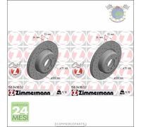 Kit 2x dischi freno Zimmermann SPORTIVO COAT Z Anteriore per BMW Z4 E89 sDrive
