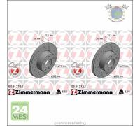 Kit 2x dischi freno Zimmermann SPORTIVO COAT Z Anteriore per BMW Z4 E89 sDrive 3