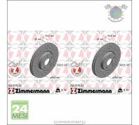Kit 2x dischi freno Zimmermann SPORTIVO COAT Z Anteriore per FORD MONDEO #hx