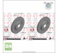 Kit 2x dischi freno Zimmermann SPORTIVO COAT Z Anteriore per LEXUS RX NX TOYOTA