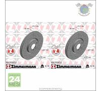 Kit 2x dischi freno Zimmermann SPORTIVO COAT Z Anteriore per MINI