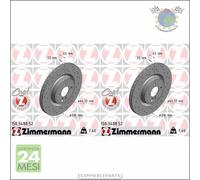 Kit 2x dischi freno Zimmermann SPORTIVO COAT Z Anteriore per MINI #f3