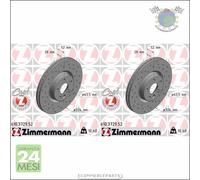Kit 2x dischi freno Zimmermann SPORTIVO COAT Z Anteriore per VOLVO XC60 #qx