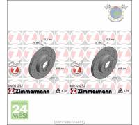 Kit 2x dischi freno Zimmermann SPORTIVO COAT Z Anteriore per VW TRANSPORTER #p4