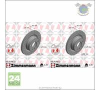 Kit 2x dischi freno Zimmermann SPORTIVO COAT Z Posteriore per BMW 4 F33 F83 420