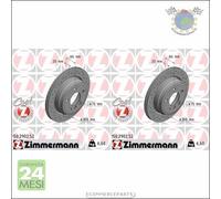 Kit 2x dischi freno Zimmermann SPORTIVO COAT Z Posteriore per BMW 4 F33 F83 430