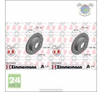 Kit 2x dischi freno Zimmermann SPORTIVO COAT Z Posteriore per MINI