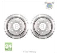 Kit 2X Tamburi Freno Abs Per Abarth Ritmo Autobianchi Y10 A Fiat Cinquecento Fio