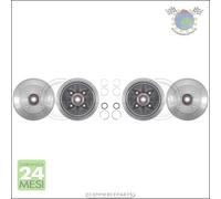 Kit 2X Tamburi Freno Abs Per Citroen Xsara Zx Peugeot 306 ##R