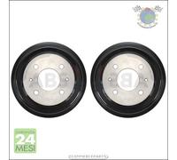 Kit 2X Tamburi Freno Abs Per Hyundai Atos #Br