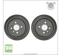Kit 2x Tamburi freno Abs per OPEL COMMODORE A DIPLOMAT OLYMPIA ADMIRAL REKORD E