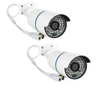 KIT 2X TELECAMERA AHD 3.6 MM 5 MPX 48 LED CCD IR PAL VIDEOSORVEGLIANZA