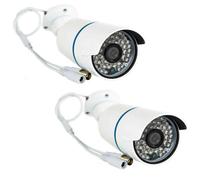 KIT 2X TELECAMERA AHD 3.6 MM 5 MPX 48 LED CCD IR PAL VIDEOSORVEGLIANZA