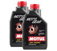 KIT 2x1 LITRO OLIO MOTUL MOTYLGEAR 75W90 TRASMISSIONE INGRANAGGI