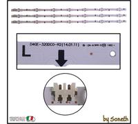 KIT 3 BARRE LED D4GE-320DC0-R2 BN96-30446A BN96-30445A BN96-30448A LM41-00099M