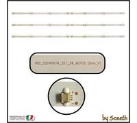 KIT 3 BARRE LED PER PER AKAI AKTV4030 S SMART