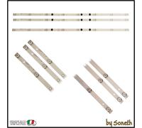 KIT 3 BARRE LED PER TV E43DU1000-MCPCB MR72-43D04-006-1 MS-L1149-L MS-L1149-R