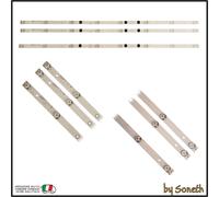 KIT 3 BARRE LED PER TV E43DU1000-MCPCB MR72-43D04-006-1 MS-L1149-L MS-L1149-R