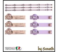 KIT 3 BARRE LED TV PER LG 32" 32LB572V 32LB572V-ZP 32LB57YM 32LB5800 32LB5800-ZM