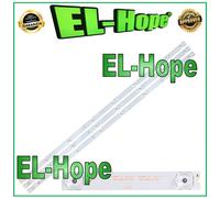 KIT 3 BARRE STRIP 8 LED PER TV 43" PHILIPS 4708-K43WDD-A3117N01 K430WDD1 A3 A4