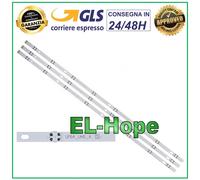 KIT 3 BARRE STRIP 8 LED PER TV LG 43" EAJ63610101 / ES-1000/8 / LED268 / LG4306
