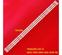 KIT 3 BARRE STRIP 8 LED TV HISENSE MSG-T385-2835-03A-4C2P-08