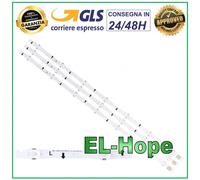 KIT 3 BARRE STRIP LED PER TV 32" SAMSUNG ES-154 LM41-00041L LM41-00099M SS3214