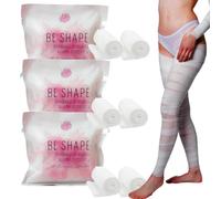 Kit 3 Bendaggi Drenanti al Sale Rosa dell’Himalaya - Trattamento Anticellulite Professionale per Gambe Leggere, Rassodante e Tonificante, bende Ritenzione Idrica e Buccia d’Arancia - Made in Italy