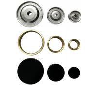 Kit 3 Bruciatori con Anelli Piattelli Spartifiamma NARDI Made in Italy