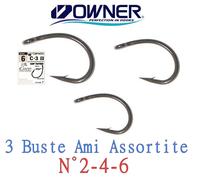Kit 3 Bustine Ami Owner C-3 N°2-4-6 Carpfishing Boilies Boiles Carpa