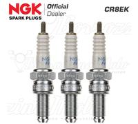 KIT 3 CANDELE NGK CR8EK CANDELA ORIGINALE TRIUMPH SPEED TRIPLE R 1050 2011-2015