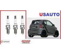 Kit 3 Candele Nickel Originali DENSO XU22HDR9 MCC Smart 451 1.0 in rabus