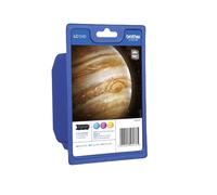 Kit 3 Cartucce Originali Brother LC1240RBWBPDR LC-1240 C M Y 600 Pagine