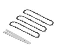 Kit 3 Catena 6" + Barra Ricambio 6 Pollici Per Mini Motosega a Batteria Sega