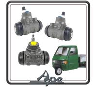 KIT 3 CILINDRETTO CILINDRETTI FRENO ANTERIORE + POSTERIORI PER PIAGGIO APE 703 BENZINA E DIESEL - APE 602 - APE CAR - MAX DIESEL - APE APE POKER E BENZINA - PIAGGIO QUARGO DIESEL ORIGINALE.