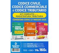 Kit 3 codici normativi per il Concorso in Magistratura tributaria 2025