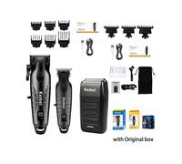(kit 3 con scatola) Kit tagliacapelli per uomo, rasoio elettrico, tagliacapelli, macchina da taglio