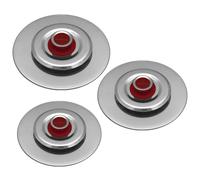 Kit 3 Coperchi Magici Antiodore Ventur Magic Ø27, Ø31, Ø35 cm Cooker in Acciaio Inox Pomello Rosso