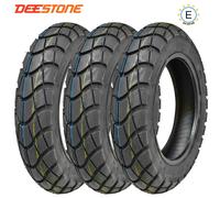 Kit 3 Copertoni 100/90-10 100 90 10 Deestone Per VESPA COSA 2 200 1991-1997