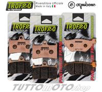 KIT 3 COPPIE PASTIGLIE FRENO SINTER YAMAHA TDM 900 2006 ANTERIORI POSTERIORI
