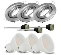Kit super saver pack V-TAC VT-4444 Confezione 3pcs lampadine spot led gu10 5W 64