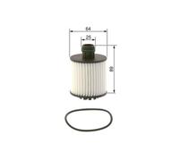 Bosch P7259 - Filtro Olio